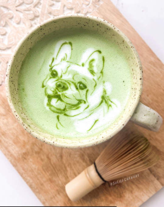 Matcha Pet Portrait - Wood