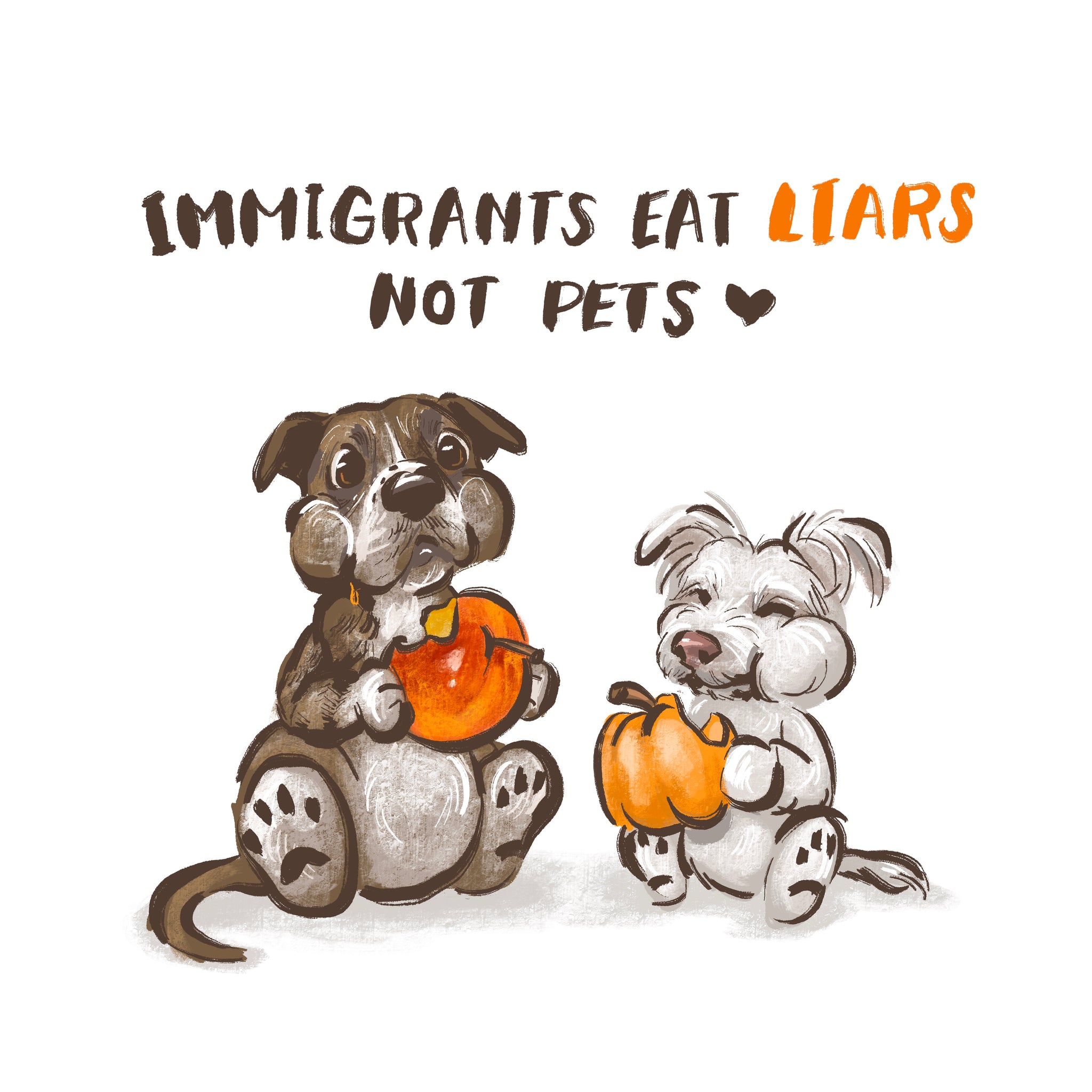 Immigrants Eat Liars Not Pets