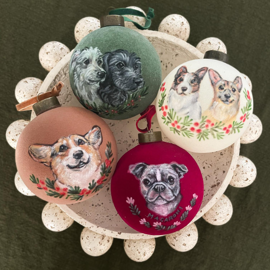 Pawliday Ornaments - Velvet