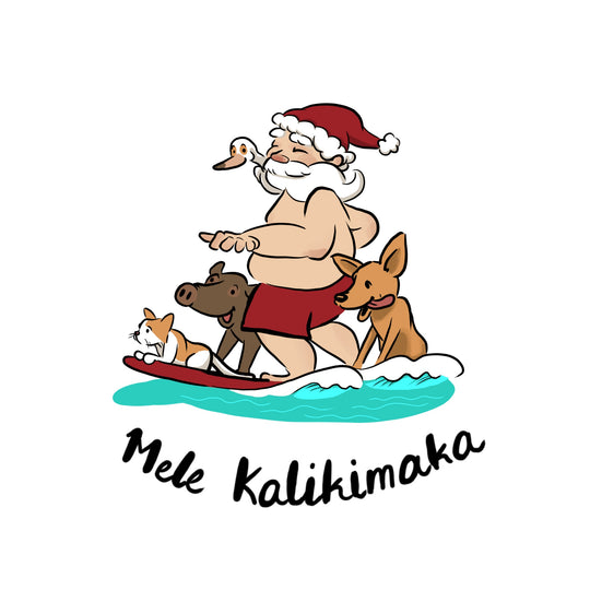 Surfing Santa
