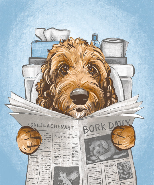 Bathroom Art Digital- Toilet