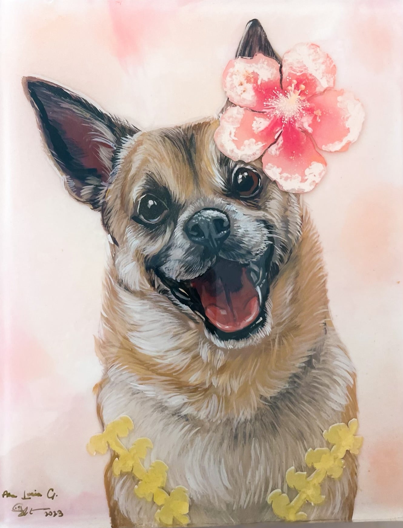 Aloha Pet Portrait